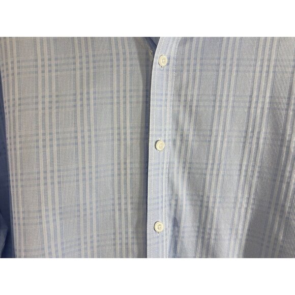 James Campbell Mens Blue Long Sleeve Button Up Shirt Size XL - Picture 3 of 6